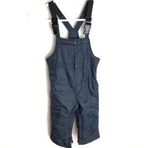 Gap snow bib size 2T navy blue EUC
